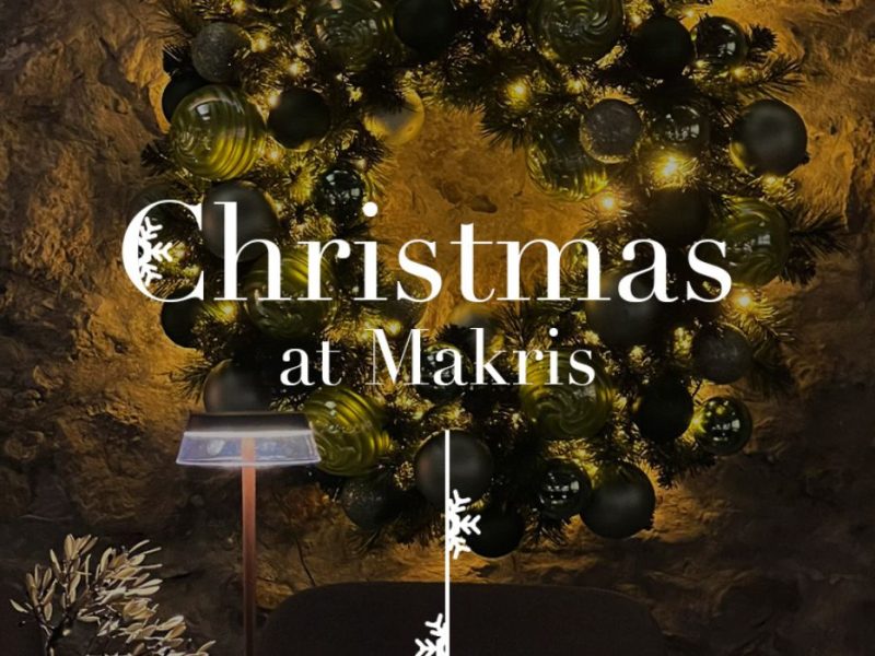 Savor the magic of the festive spirit at Makris Athens Restaurant by Domes